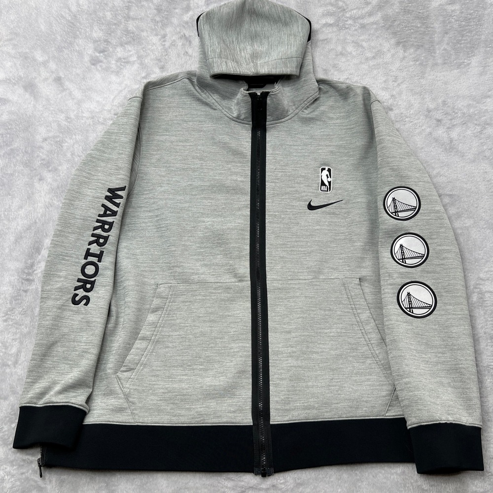 Nike Golden State Warriors Therma Flex Showtime Hoodie Size 2XL Grey Mens NBA